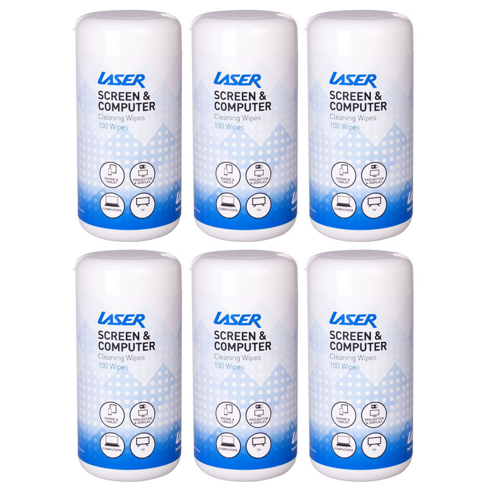 Laser Alcohol Free Cleaning Wipes Cleaner for Electronics/Monitor Screens (600 Pieces)