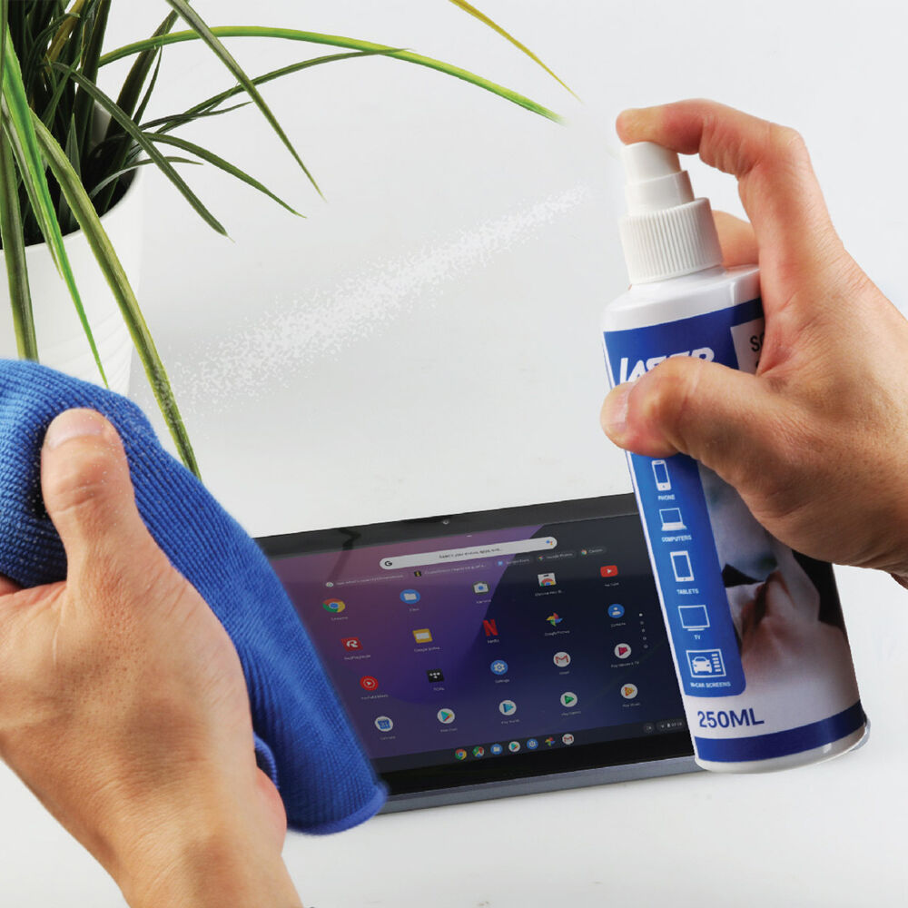 Laser 250ml Screen Cleaning Kit w/Microfibre Cloth for TV/Tablet PC Laptop/Phone — image 3