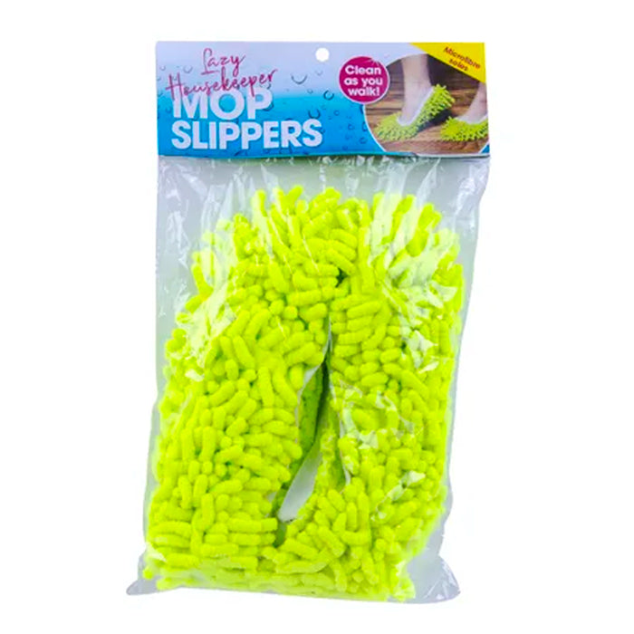 Lazy Housekeeper Mop Slippers Microfibre Soles Floor Home Cleaner Assorted (4 Pieces) — image 2