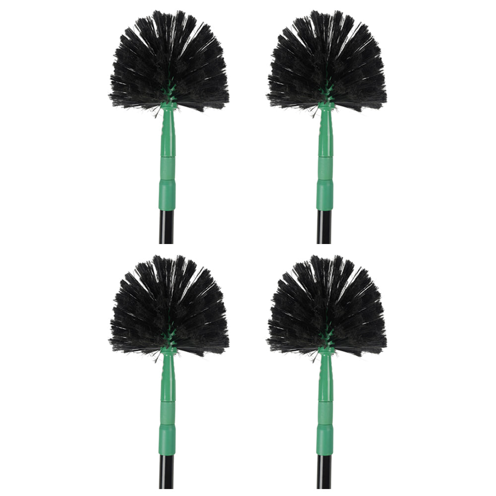 Ultimo Cob Web Brush Extendable Handle 1.3M Black Durable Cleaning Tool 95cm (4 Pack)