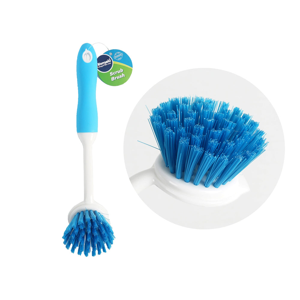 Kemasi Durable Multipurpose Scrub Brush W/Soft Handle Home Kitchen Cleaning — image 2