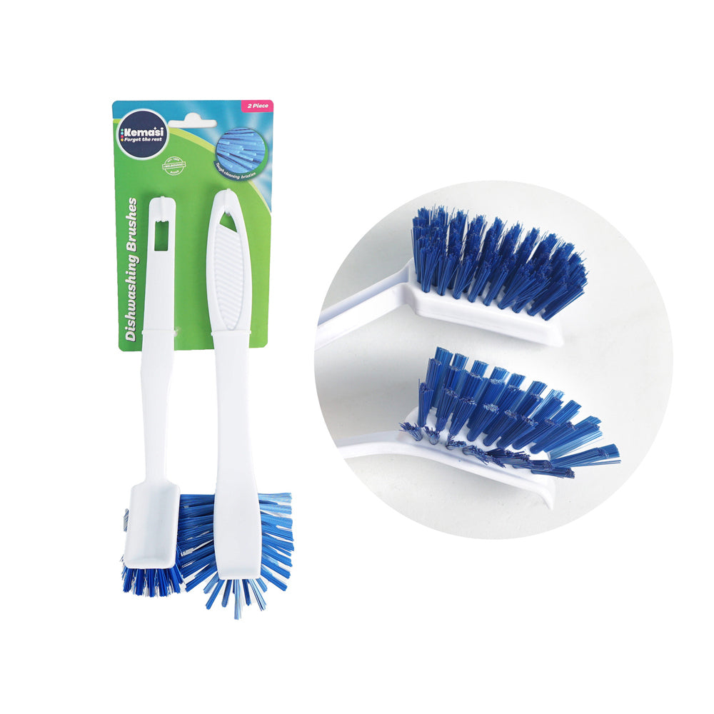 Kemasi Durable Multipurpose Dishwashing Brushes Set Home Kitchen Cleaning (24 Pieces) — image 3