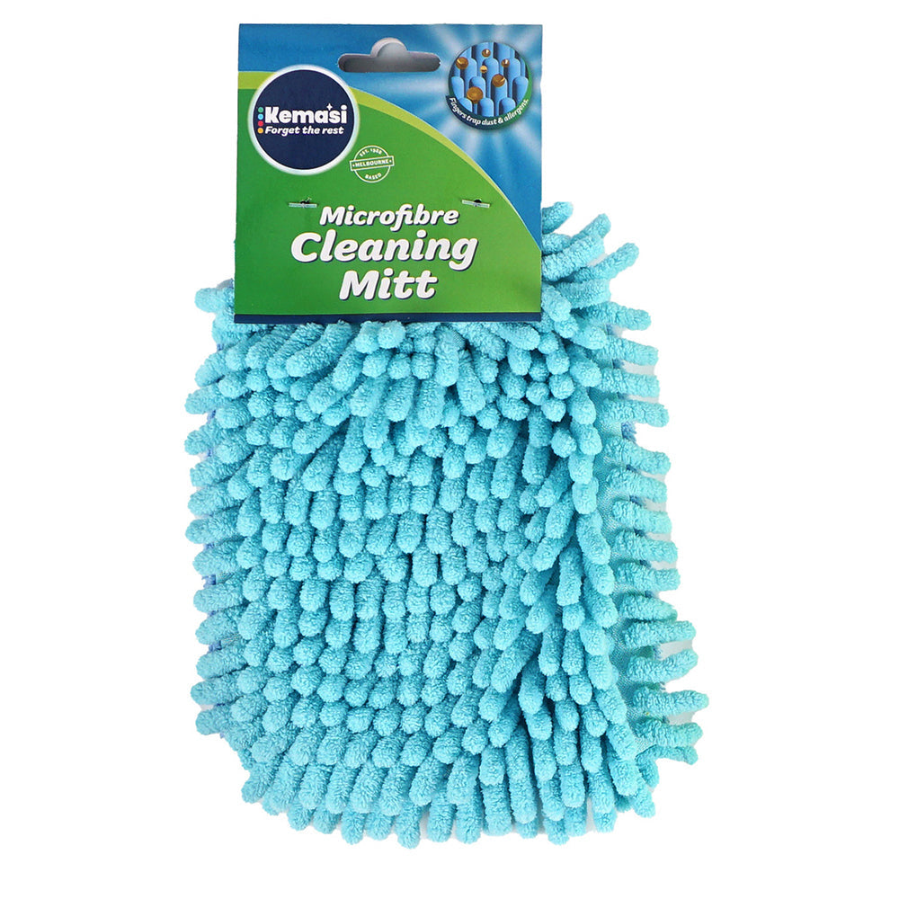 Kemasi Multipurpose Microfibre Cleaning Mitt Home Dishwashing Assorted (6 Pack) — image 2