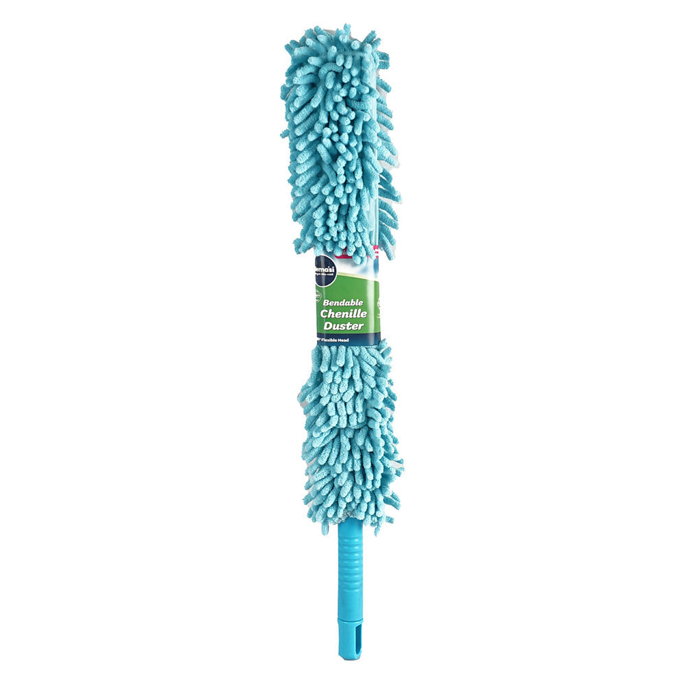 Kemasi Multipurpose Bendable Chenille Duster Bathroom Kitchen Cleaning (4 Pack)