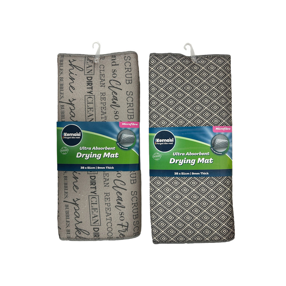Kemasi Kitchen Dishwashing Sink Drying Mat Microfibre Home Cleaning Assorted — image 2