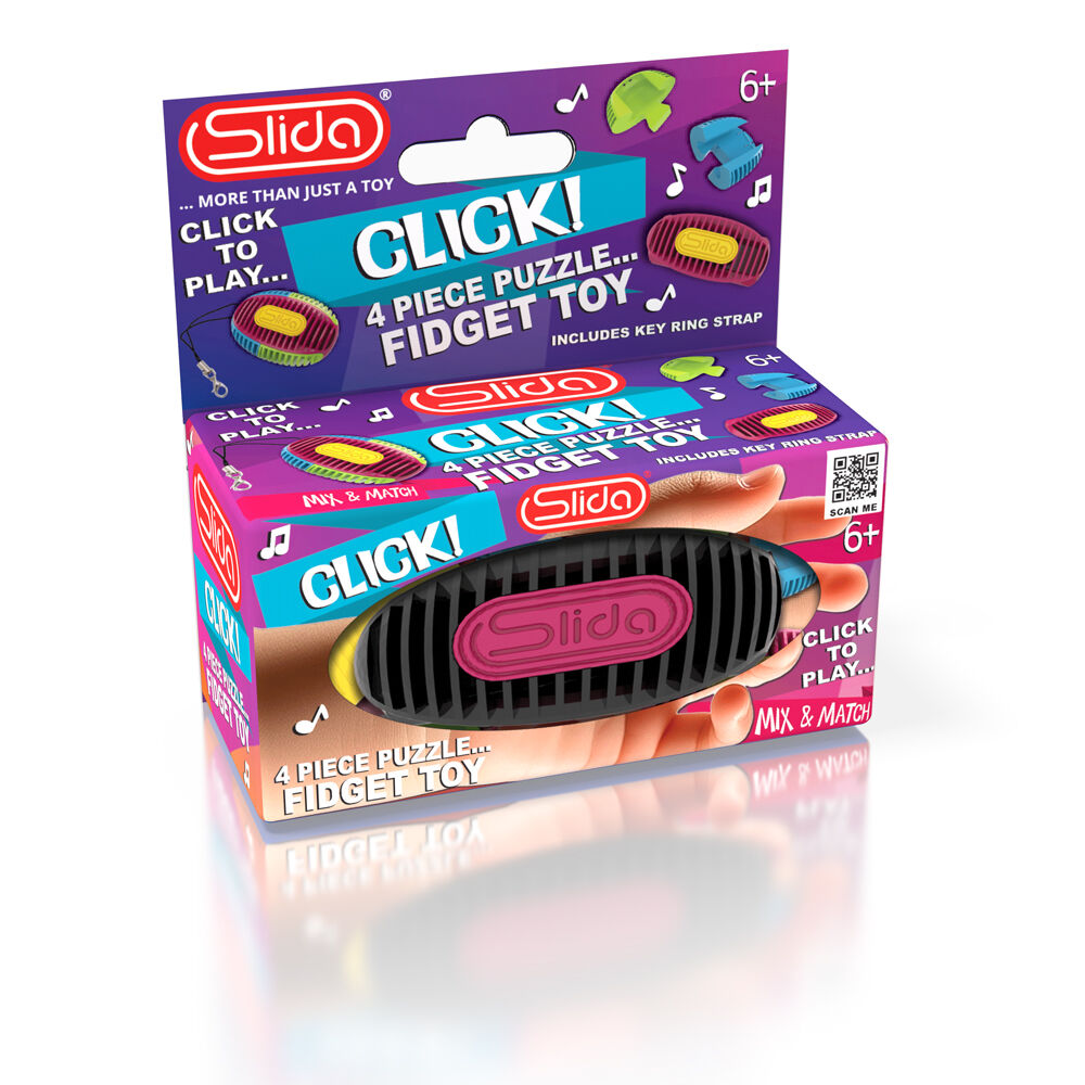 Slida 3pc Slida Click 3D Sequential Interlocking Puzzle for Kids/Children 6Y+ (3 Pack) — image 2
