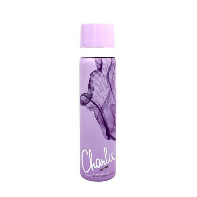 Charlie Divine Women's Body Spray Mist 75ml Black Cherry Iris Petal (6 Pack) — image 2