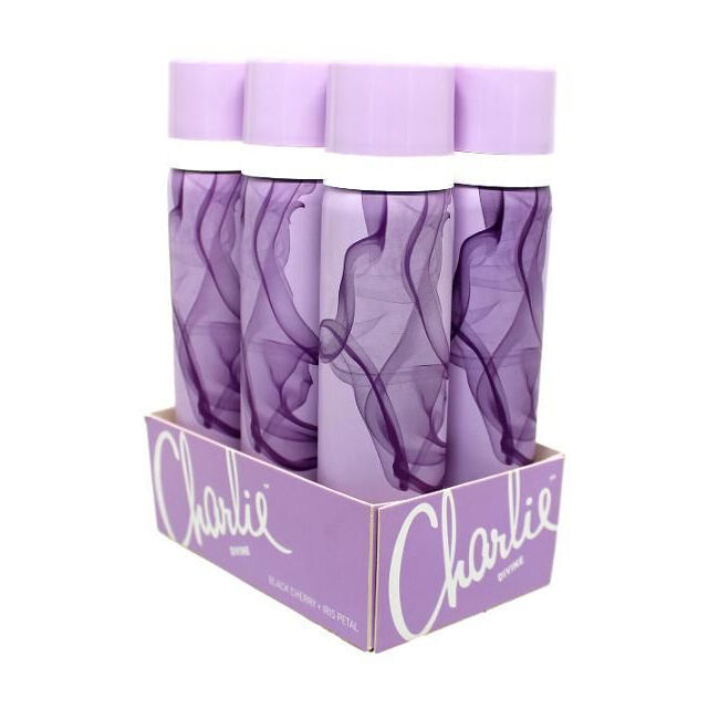 Charlie Divine Women's Body Spray Mist 75ml Black Cherry Iris Petal (6 Pack) — image 4