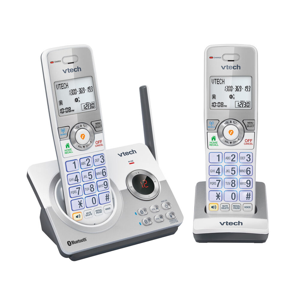 VTech Silver CLS22150 DECT6.0 WiFi Cordless Home Phone with 2-Handset