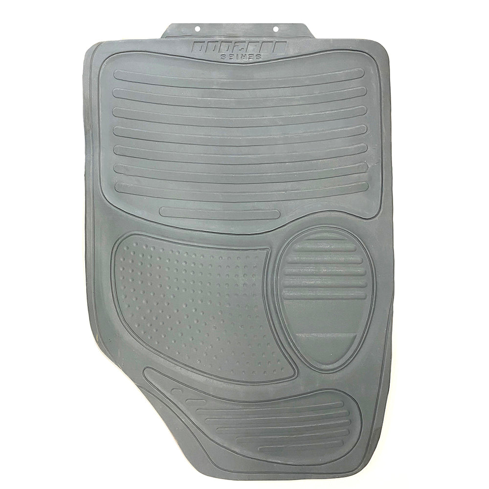 Generic Universal Rubber Car Floor Mats/Floormat Front Seat Large Non-Skid 72cm Grey (2 Pieces) — image 2
