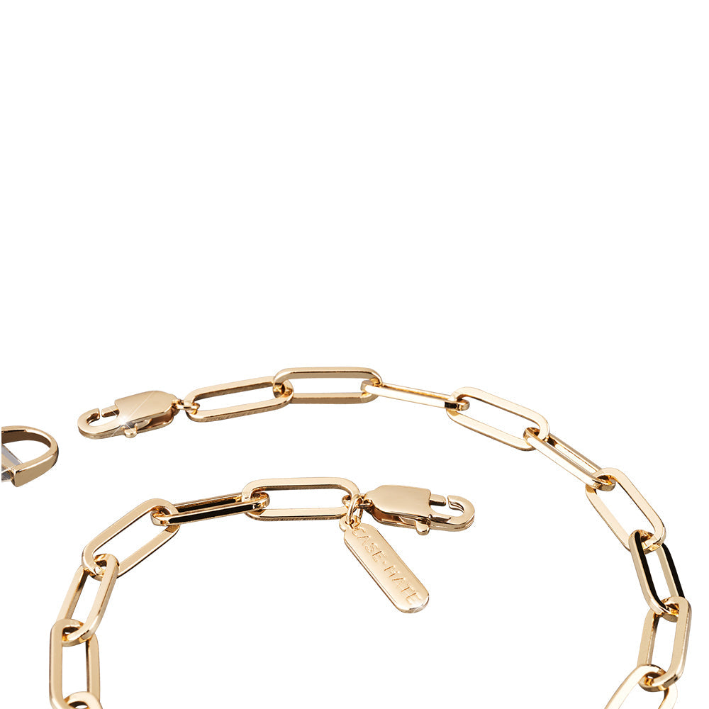 Case-Mate Universal Chunky Chain Wristlet Strap Holder For Mobile Phones Gold — image 6