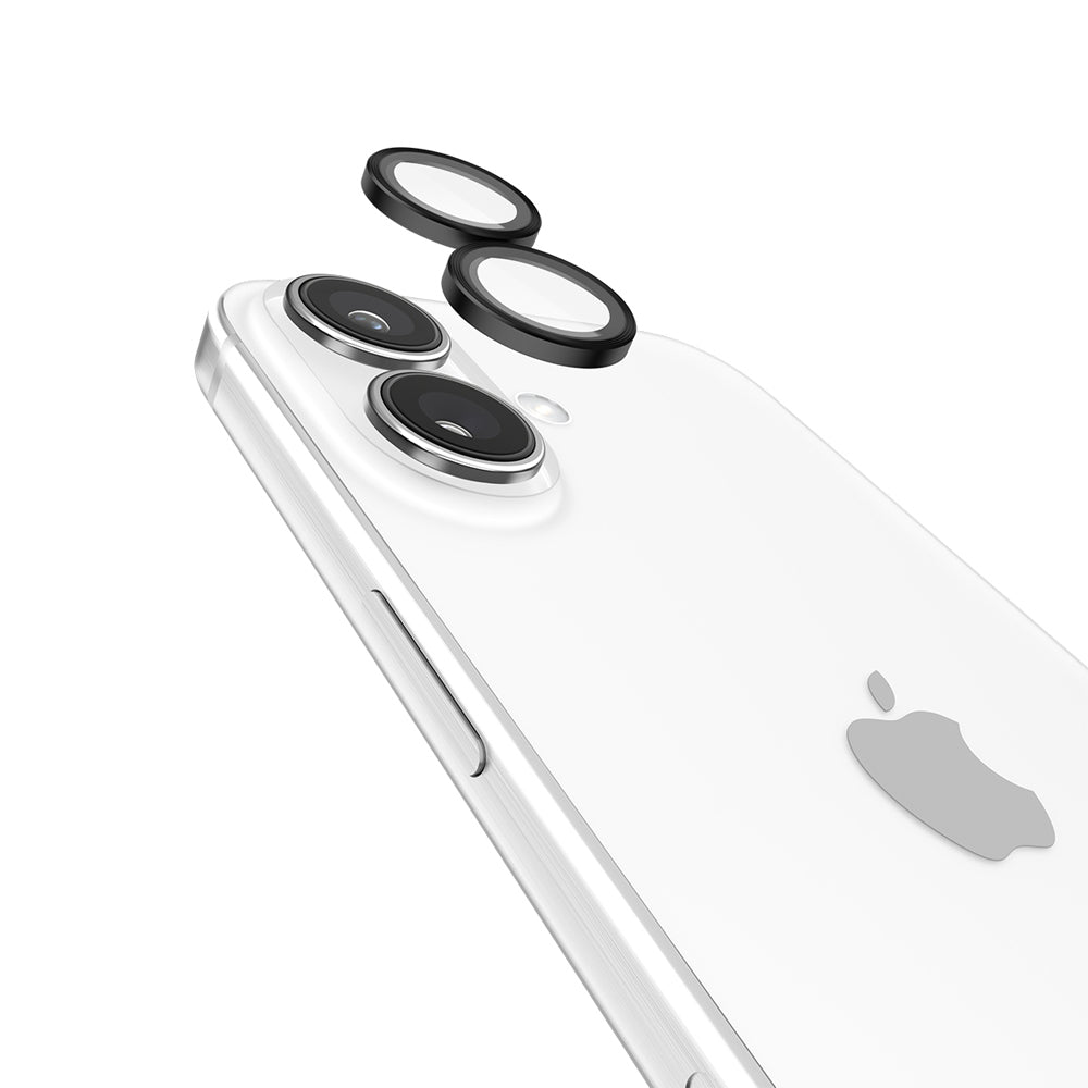 Case-Mate Black Aluminium Ring Lens Protector For Apple iPhone 16 Plus — image 4