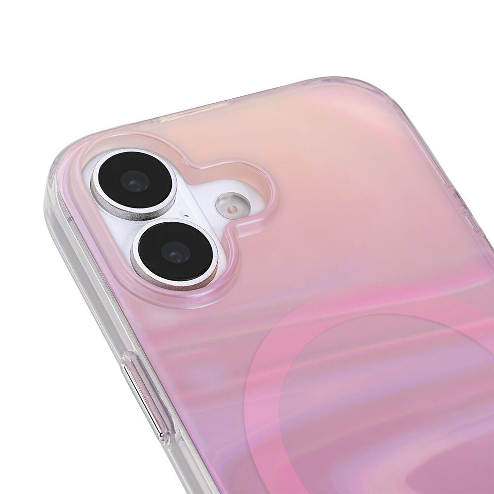 Case-Mate 6.3in Iridescent Peach Bubble MagSafe Phone Case for iPhone 17 — image 4