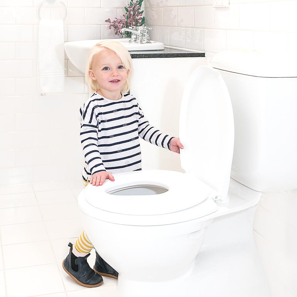 Childcare White 46cm 2 In 1 Kids/Toddler/Infant Padded Toilet Trainer Seat 18m+ — image 2