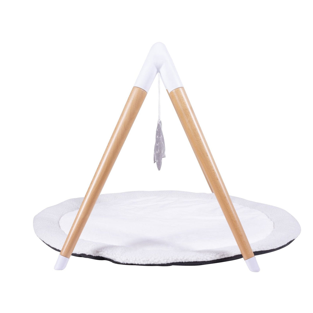 Childcare 80cm Zuri Kids/Newborn/Baby Timber Play Gym Toys/Mat Natural 0-12m+ — image 4