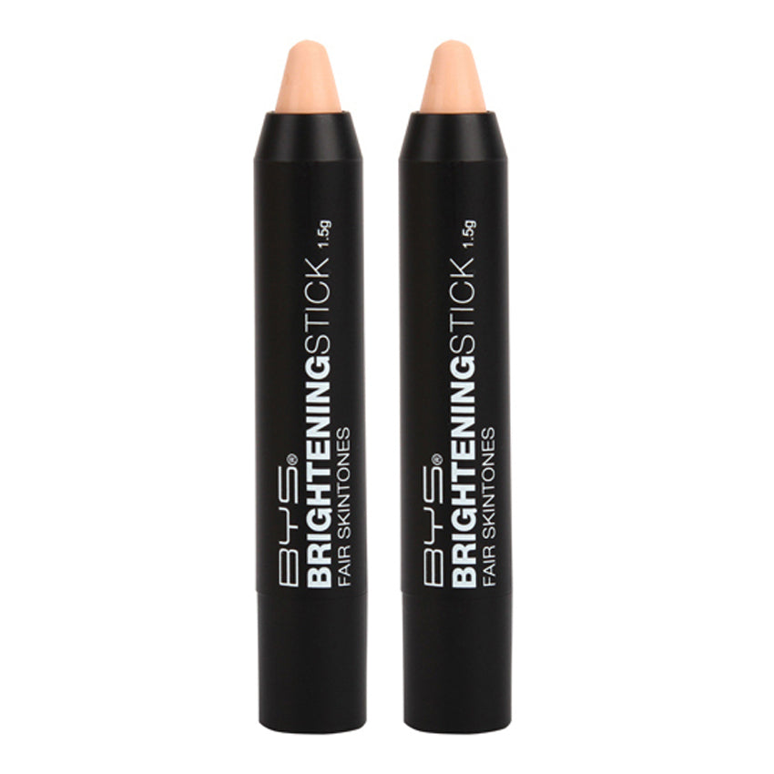 BYS 1.5g Brightening Creamy Stick Illuminate Radiance Face Makeup Cool Pink (2 Pack)