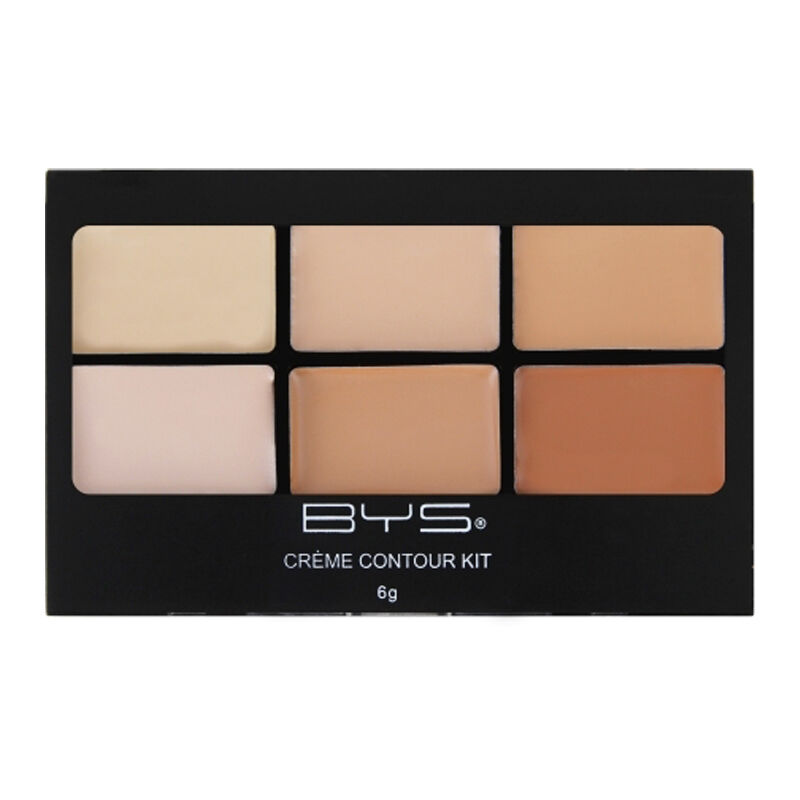 BYS Creme Contour Is Key Creamy Palette 6g Highlight Makeup w/ 6 Shades (3 Pack) — image 2
