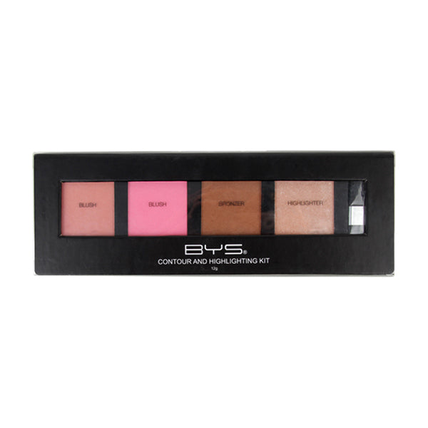BYS Contour & Highlighting Kit 12g Palette Face Beauty Makeup Daring w/ 4 Shades — image 2
