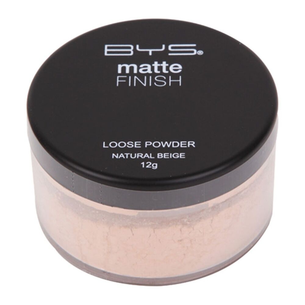 BYS Matte Finish 12g Loose Powder Face Makeup Beauty Cosmetics Natural Beige — image 2