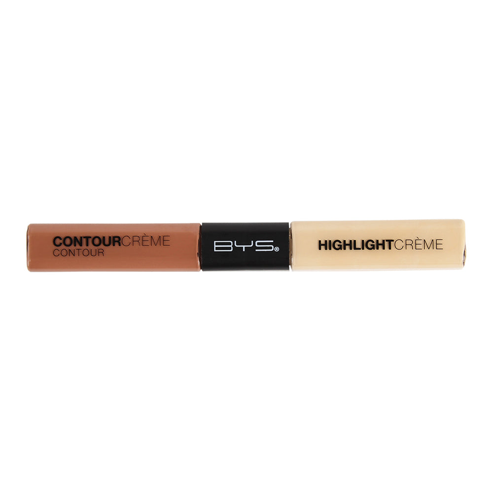 BYS Contour/Highlight Creme Duo Face Makeup Sculpt/Illuminate Womens Cosmetic — image 2