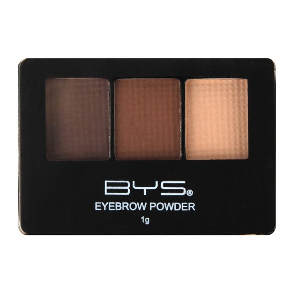 BYS Eyebrow Powder Trio Perfect Brows Cosmetic Shape/Blend Face Beauty Makeup