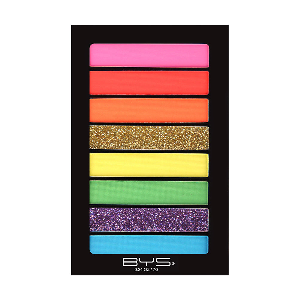BYS 7g Eyeshadow Palette Makeup/Cosmetics/Beauty Let's Party 8 Shades Cosmetic