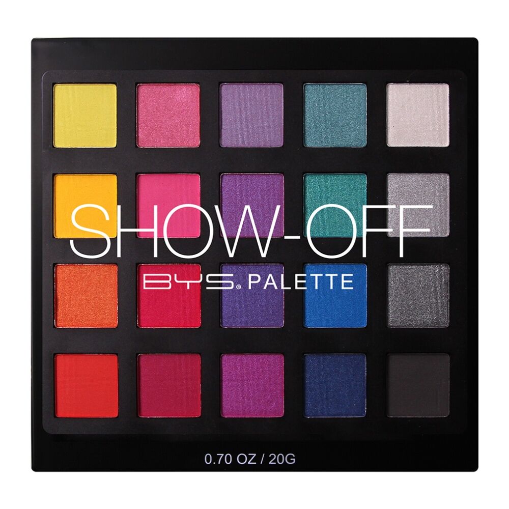 BYS 20g Show-Off Eyeshadow Palette Cosmetics Beauty Face/Eye Makeup 20 Shades