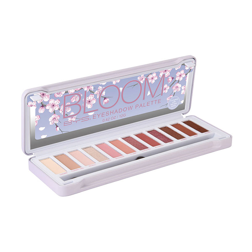 BYS 12g Eyeshadow Colour Palette Eye Makeup Shadow Matte/Metallic Shimmer Bloom — image 2