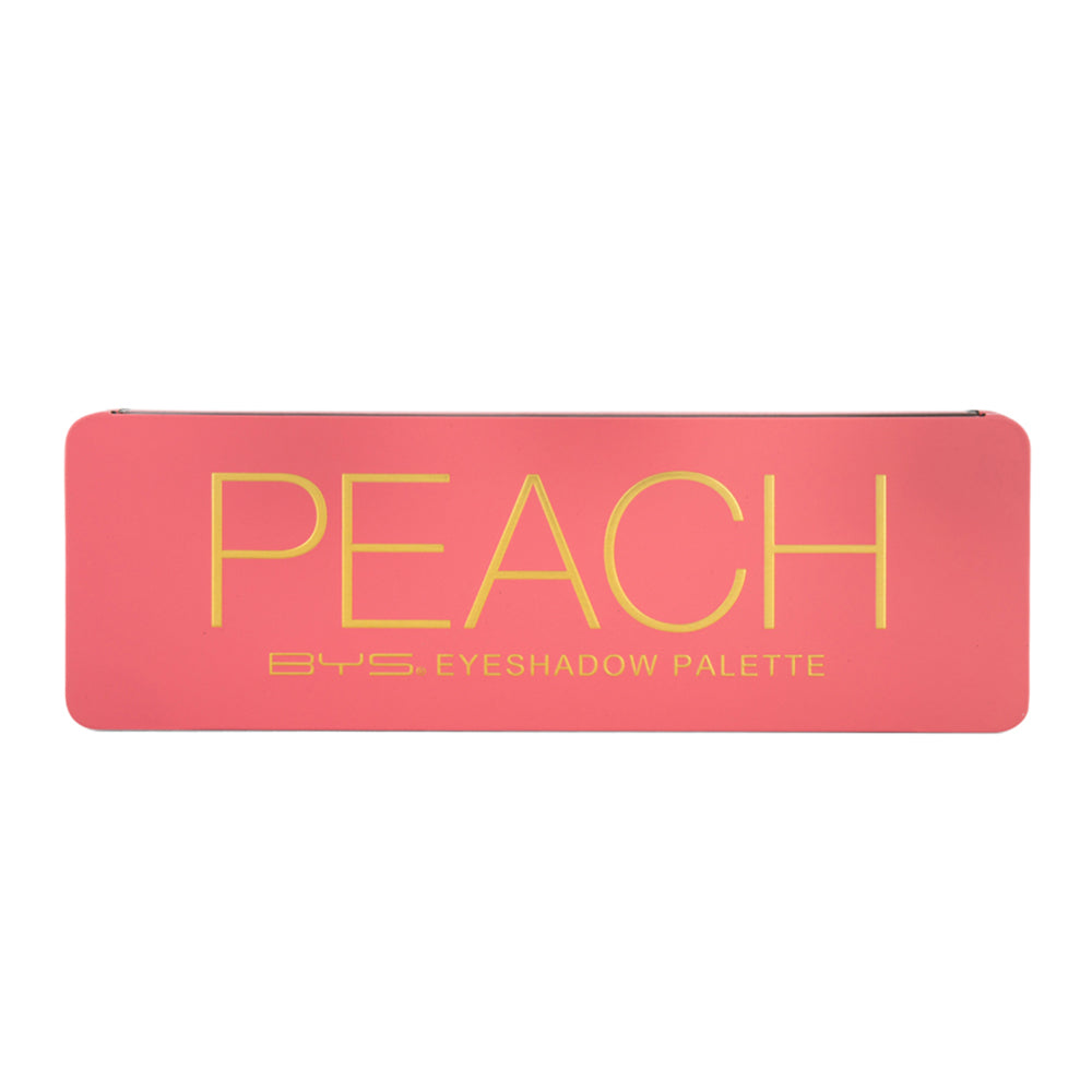 BYS 12g Peach Eyeshadow Palette Metallic/Matte Eye Shadow Makeup Eyes Cosmetic — image 2