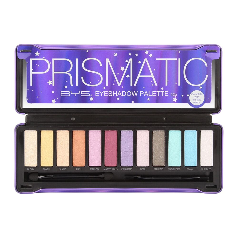 BYS 12g Prismatic Eyeshadow Palette Cosmetic Beauty Face/Eye Makeup 12 Shades