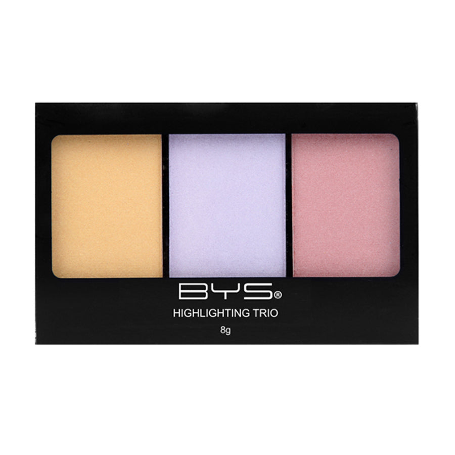 BYS Highlighting Trio Luminous 8g Palette Face Makeup Beauty Cosmetic w/3 Shades — image 2