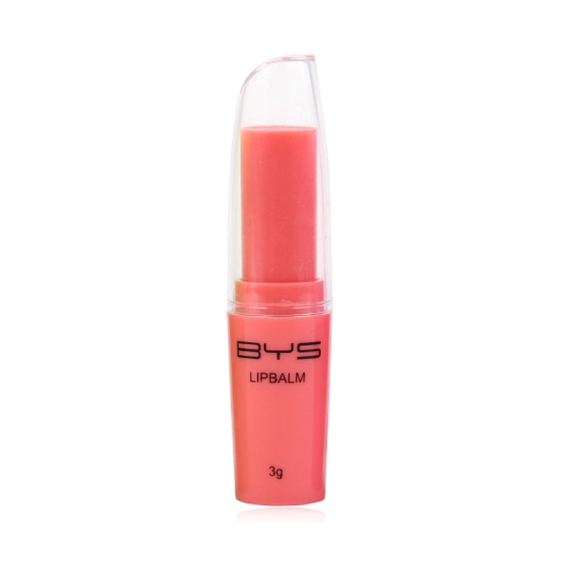 BYS Fruity Raspberry Chapped Lipbalm Cosmetic Beauty Scent Makeup w/Lid Red (3 Pack) — image 2