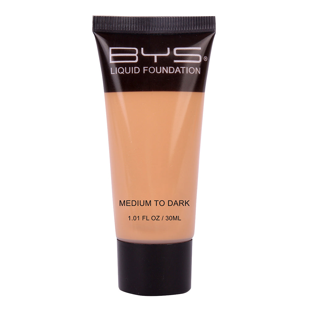 BYS Tube 30ml Liquid Foundation Creamy Blendable Makeup Cosmetics Medium to Dark — image 2
