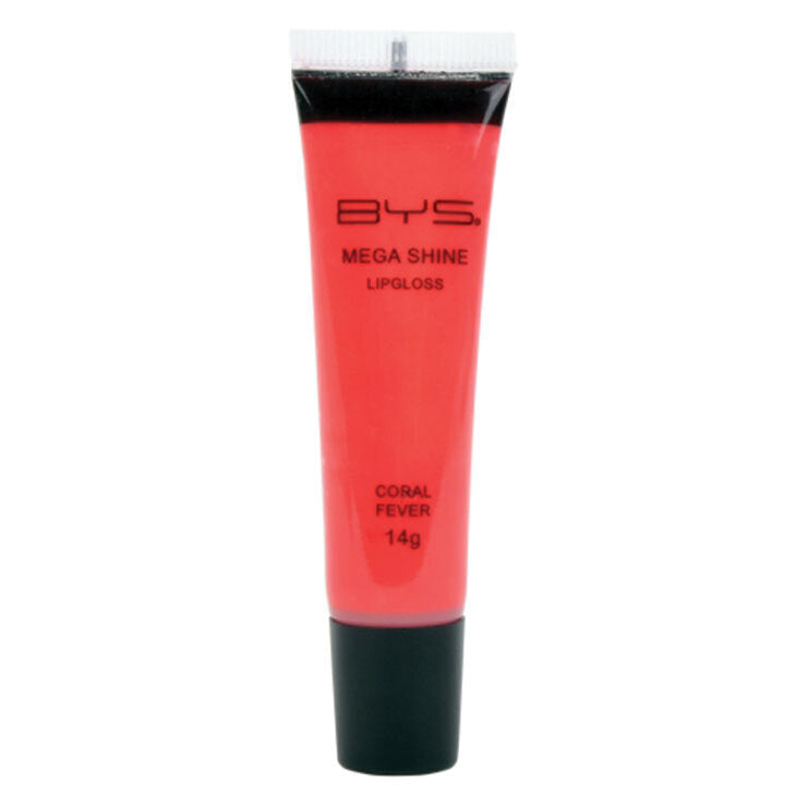 BYS Mega Shine Lipgloss Makeup Scented Coral Fever 14g (3 Pack) — image 2