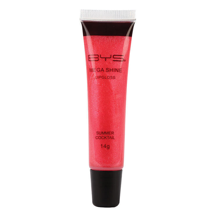 BYS Mega Shine Lipgloss Moisturiser Balm Cosmetic Makeup Summer Cocktail Red (3 Pack) — image 2