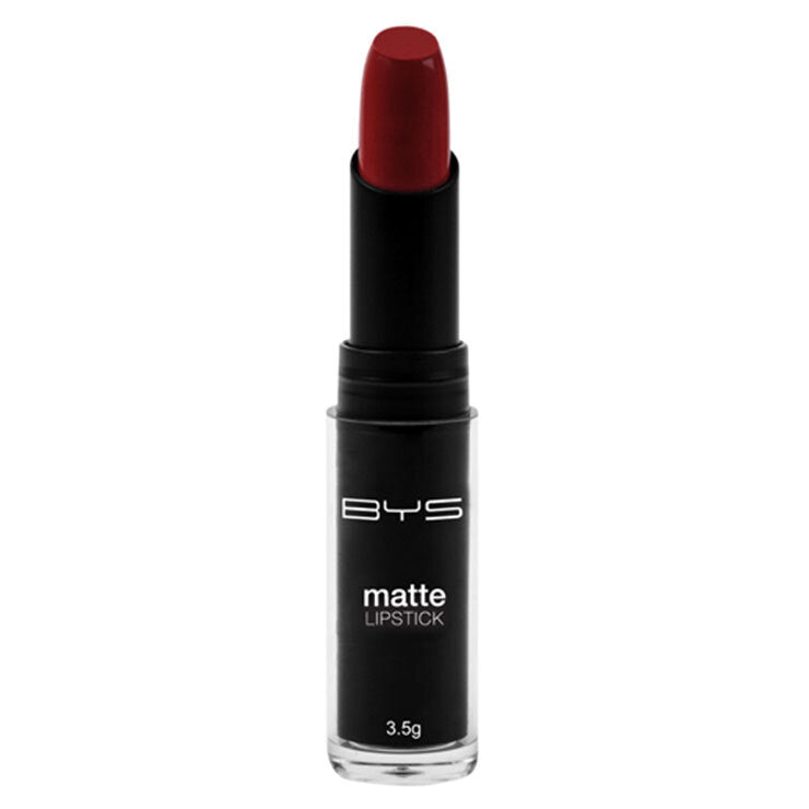 BYS 3.5g Matte Lipstick Velvety Creamy Lip Colour Makeup Cosmetics Fine Wine — image 2