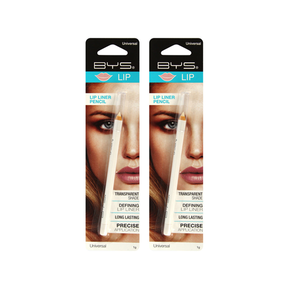 BYS Matte Lip Liner Pencil Makeup Long Lasting Universal 1g (2 Pack)