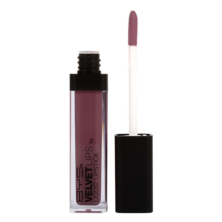 BYS Velvet Cream Soft Plush Lipstick Lip Colour Cosmetics Makeup Wicked Plum 6g — image 2