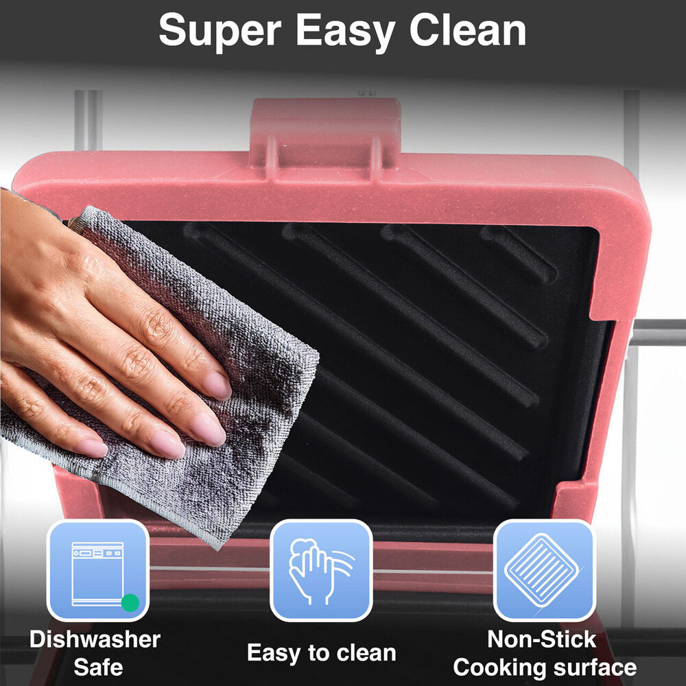 Laser Microwave Toastie Maker Flamingo Dishwasher Safe Non-Stick Pink — image 4