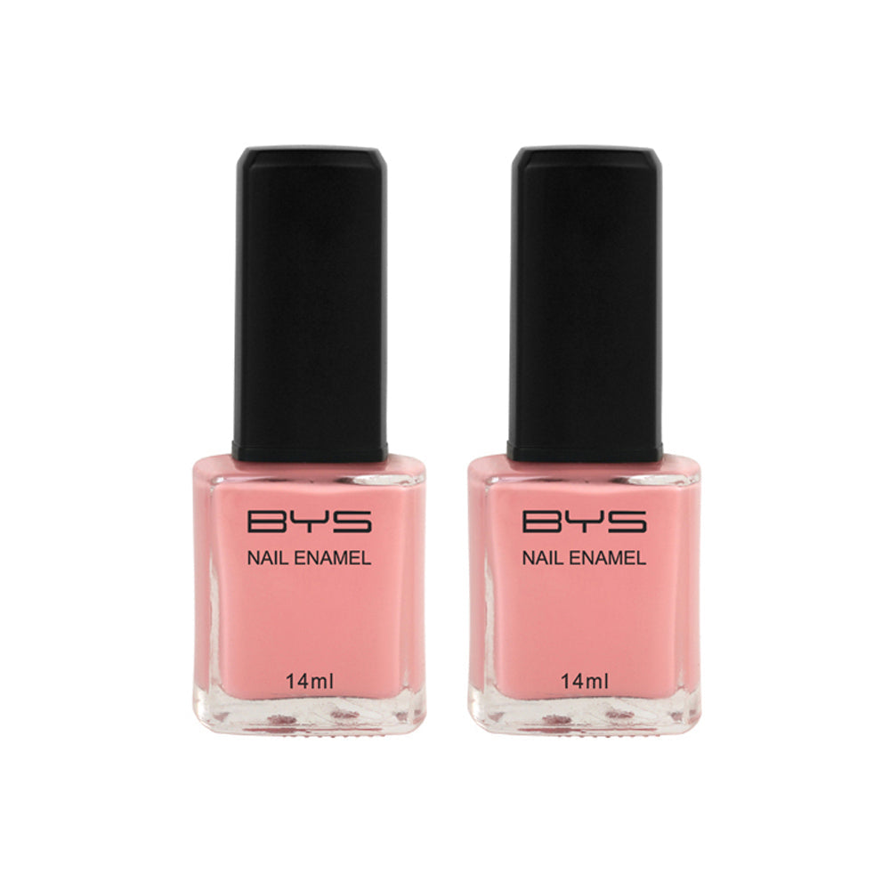 BYS 14ml Isn't She Lovely Nail Polish Enamel Lacquer Gloss Quick Dry Pink (2 Pack)