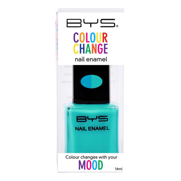 BYS Colour Change Blue Nail Polish Enamel Lacquer Long Wearing Quick Dry 14ml (2 Pack) — image 2