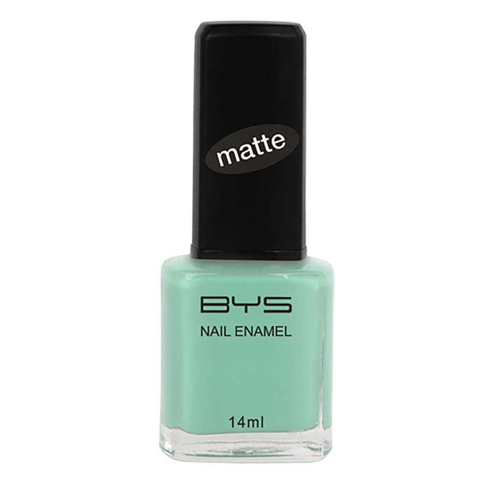 BYS 14ml Nail Polish Matte Pastel Mint Candy Green (2 Pack) — image 2