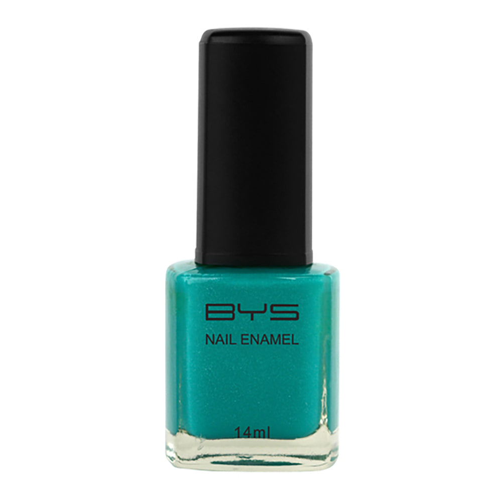 BYS Hocus Pocus Nail Polish Enamel Lacquer Gloss Lasting Quick Dry 14ml Cyan — image 2