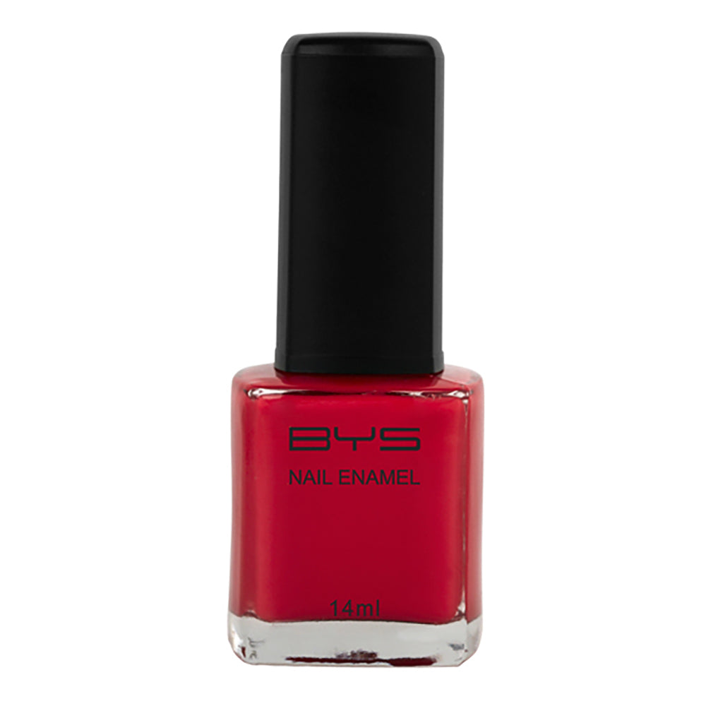 BYS Coral Sea Nail Polish Enamel Lacquer Gloss Chip Resistant Lasting 14ml Red — image 2