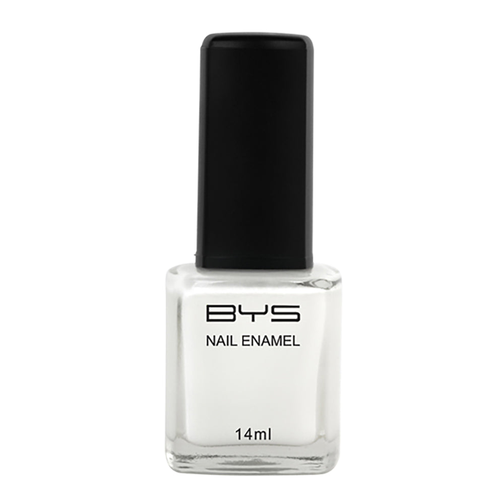 BYS French White Nail Polish Enamel Lacquer Gloss Long Wearing Quick Dry 14ml — image 2
