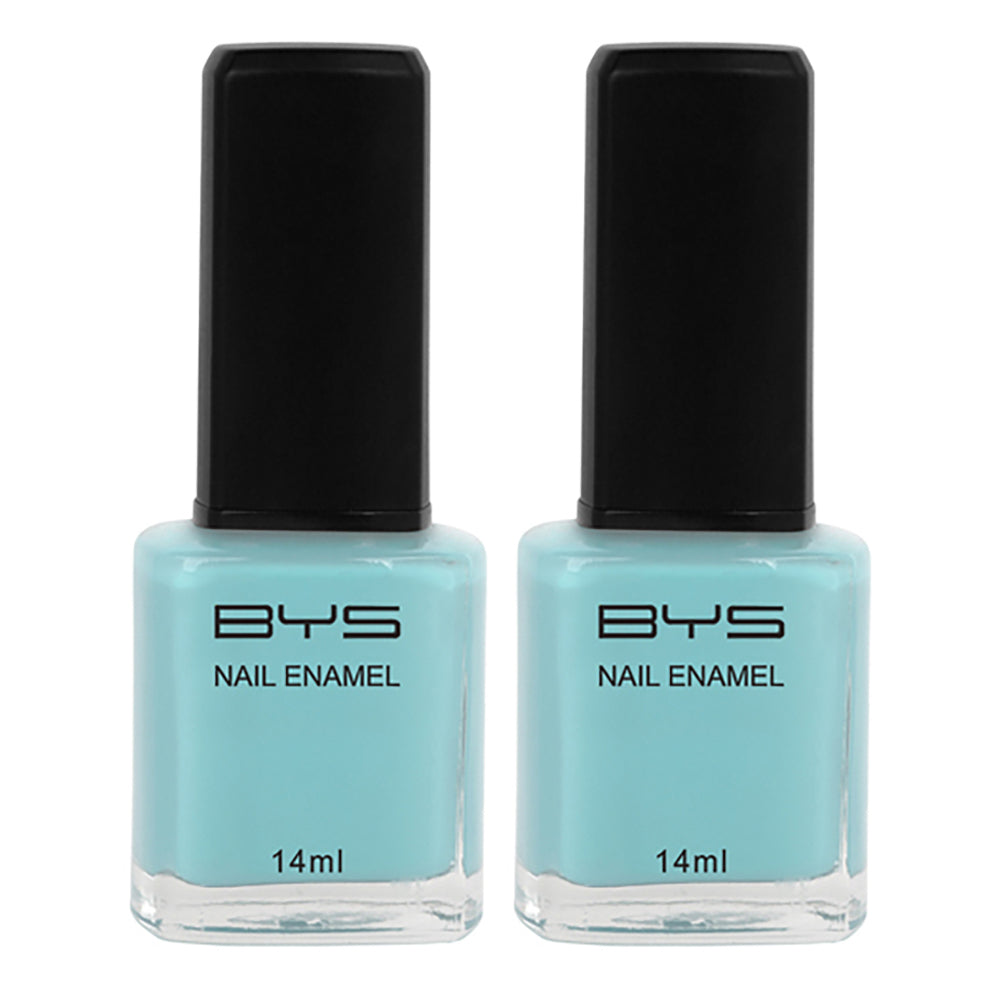 BYS 14ml Nail Polish Sky's The Limit Blue (2 Pack)