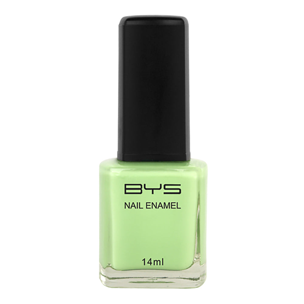 BYS Steal The Limelight Nail Polish Enamel Lacquer Gloss Quick Dry 14ml Green — image 2