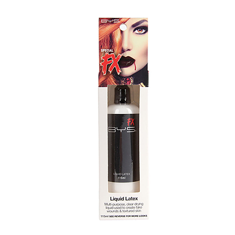 BYS Special FX 115ml Clear Liquid Latex Costume Makeup Quick Drying (2 Pack) — image 3