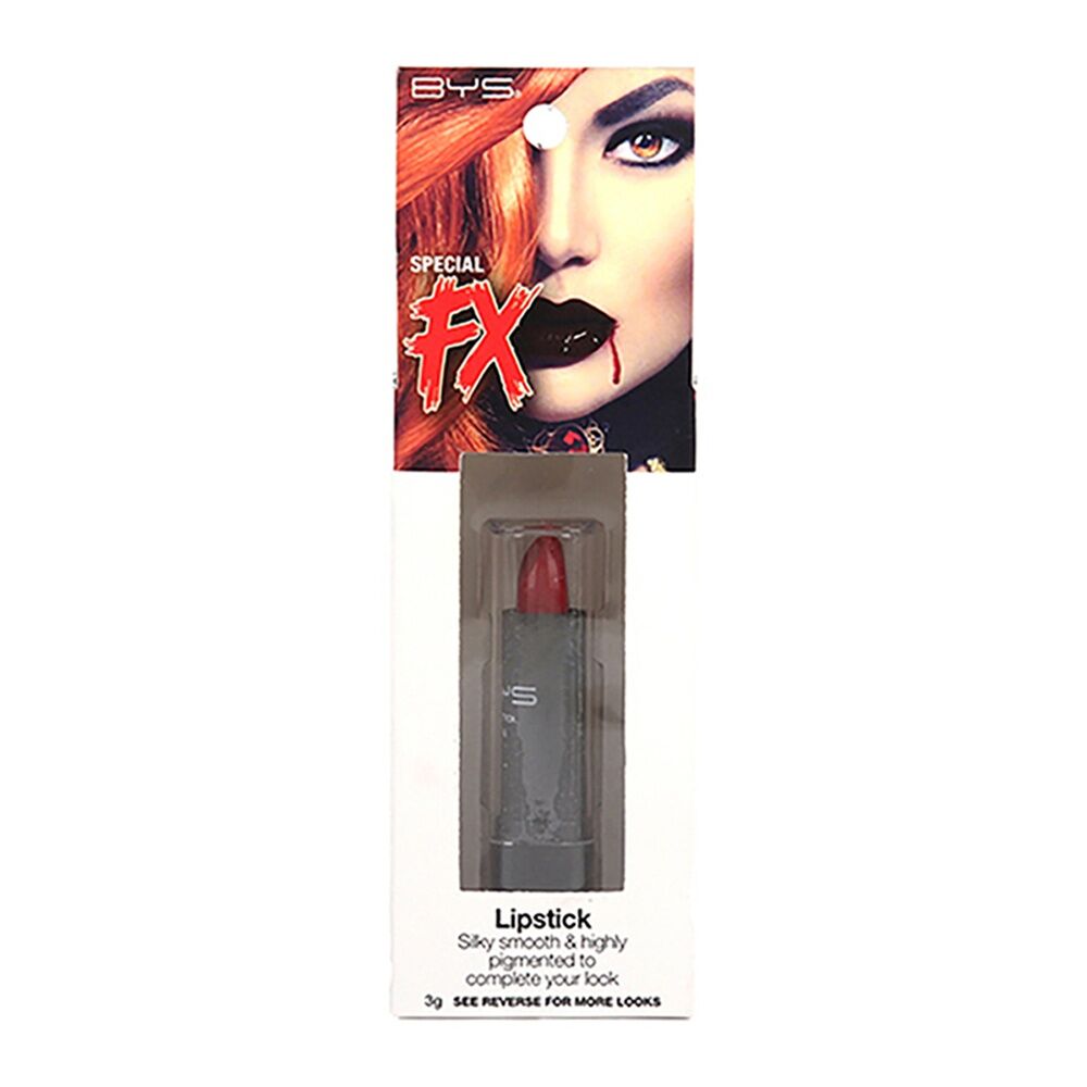 BYS Special FX Lipstick Crimson Joy Smooth Highly Pigmented Coconut Oil 3g