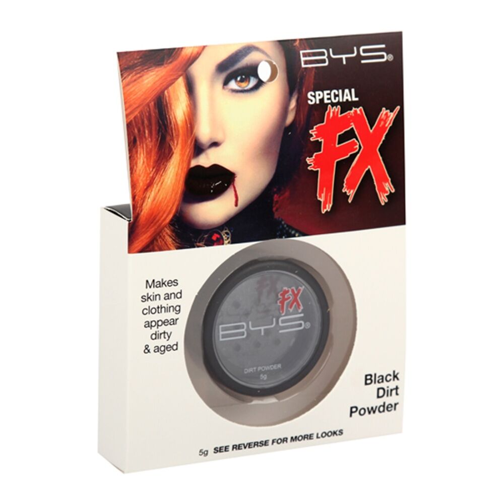BYS Special FX Dirt Powder Black Costume Makeup/Cosmetics/Beauty Dirty/Aged Look — image 2